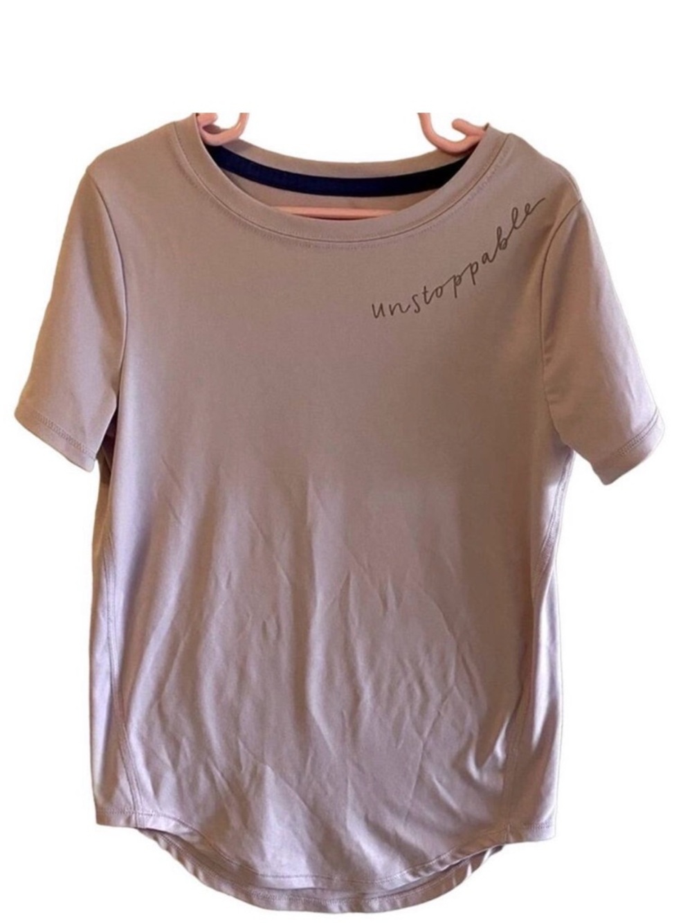 All in‎ Motion Light Purple Girl's Short Sleeve Unstoppable Athletic T-shirt M